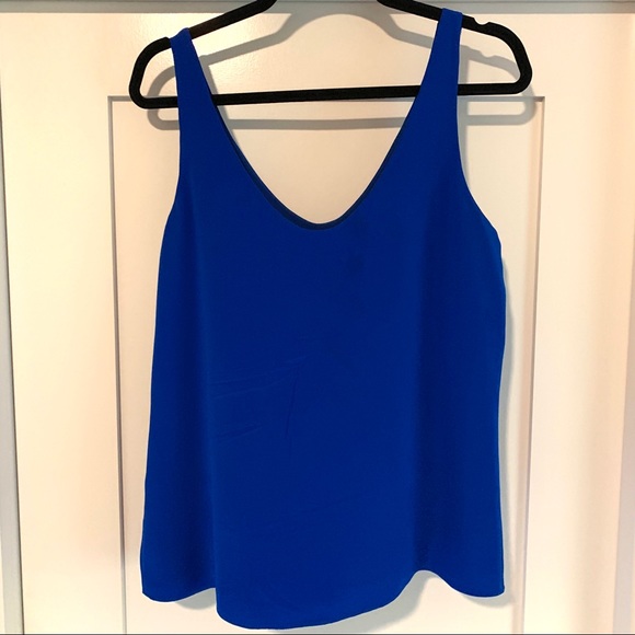 J. Crew Tops - JCrew royal blue silk tank top size 8